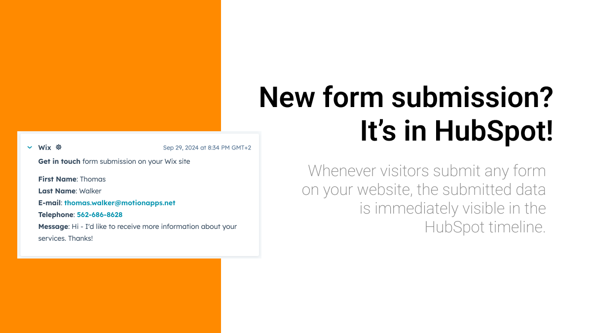 wix form submission